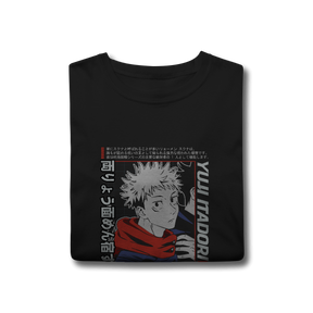 Camisa T-Shirt Classic Yuji Itadori Pronta para Lutar