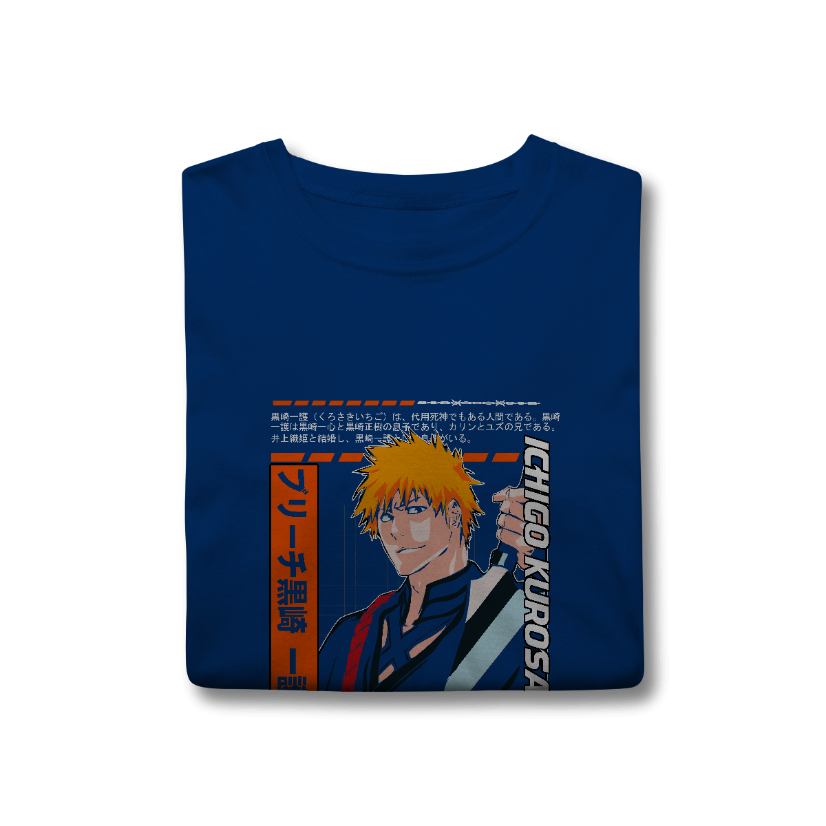 Camisa T-Shirt Classic Ichigo Kurosaki