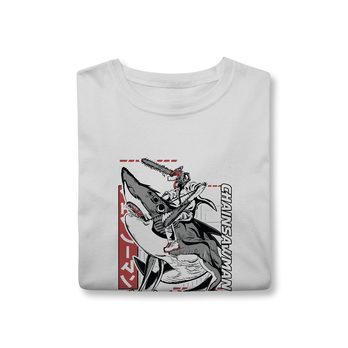 Camisa T-Shirt Classic Chainsaw Man Denji Homem-Motosserra