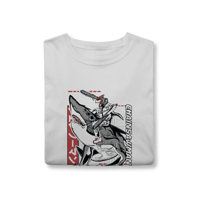 Camisa T-Shirt Classic Chainsaw Man Denji Homem-Motosserra