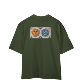 Camiseta Oversized Sun and Moon