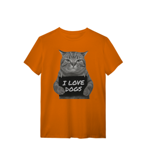 Camisa T-Shirt Quality I Love Dogs