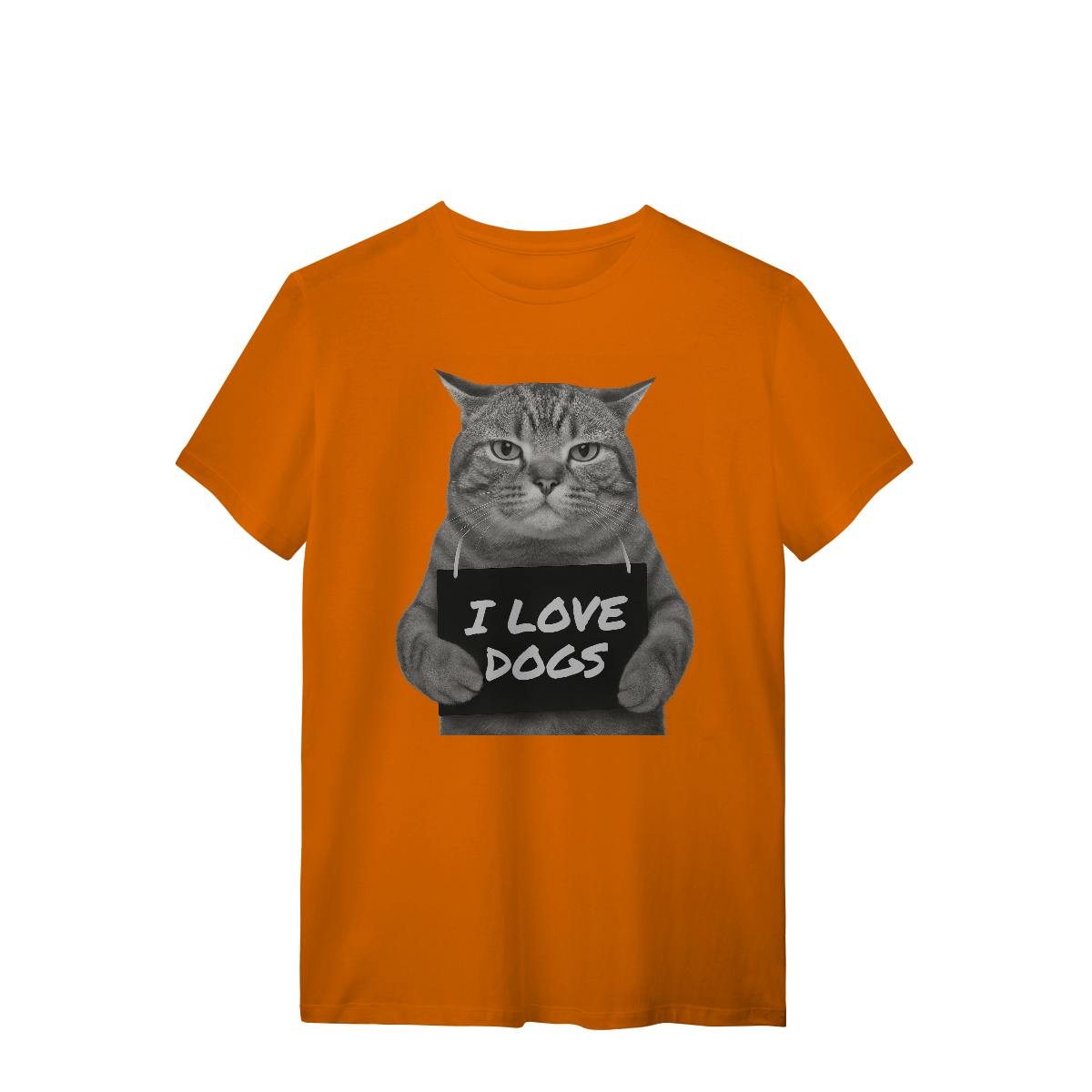 Camisa T-Shirt Quality I Love Dogs