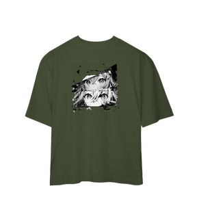Camisa Oversized Rostos Anime