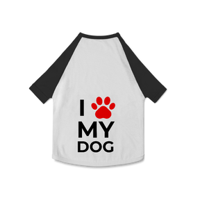 Camisa Pet Dog Eu Amo Meu Dog
