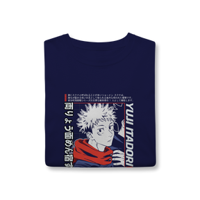 Camisa T-Shirt Classic Yuji Itadori Pronta para Lutar