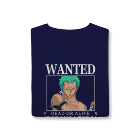 Camisa T-Shirt Classic Wanted Roronoa Zoro