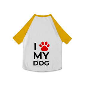 Camisa Pet Dog Eu Amo Meu Dog