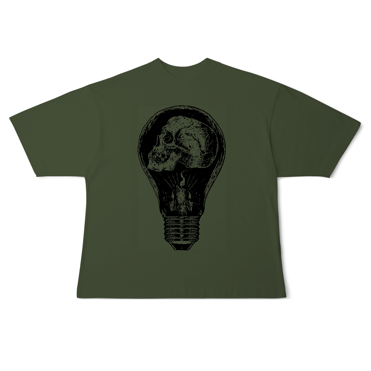 Camisa Oversized Caveira lampada