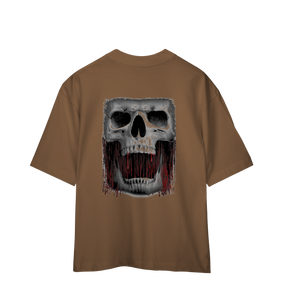 Camisa Oversized Caveira de Sangue