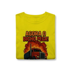 Camisa T-Shirt Classic Agora o Bicho Pega