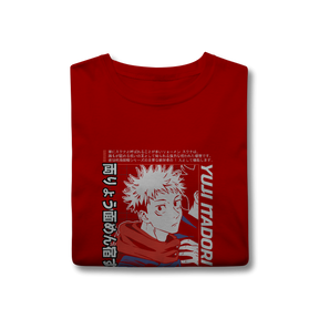 Camisa T-Shirt Classic Yuji Itadori Pronta para Lutar