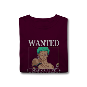 Camisa T-Shirt Classic Wanted Roronoa Zoro