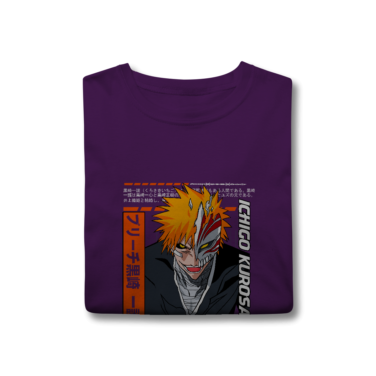 Camisa T-Shirt Classic Ichigo Kurosaki Imortal Bleach