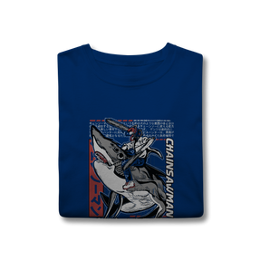 Camisa T-Shirt Classic Chainsaw Man Denji Homem-Motosserra