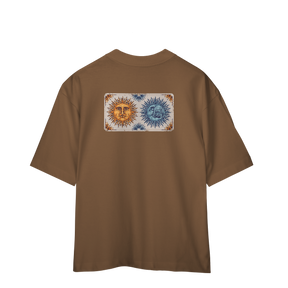 Camiseta Oversized Sun and Moon