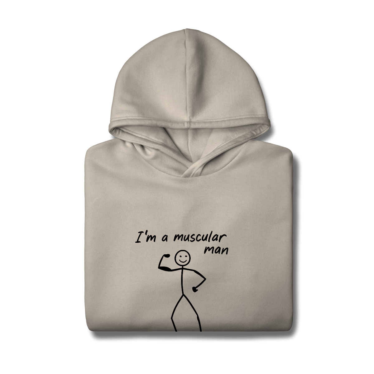 Moletom Prime Canguru I’m a Muscular Man