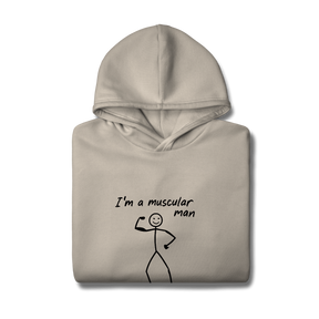 Moletom Prime Canguru I’m a Muscular Man