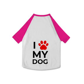 Camisa Pet Dog Eu Amo Meu Dog