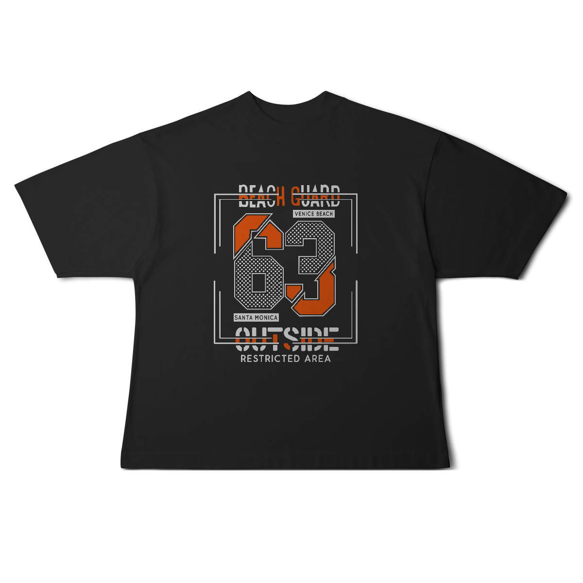 Camiseta Oversized Beach Guard