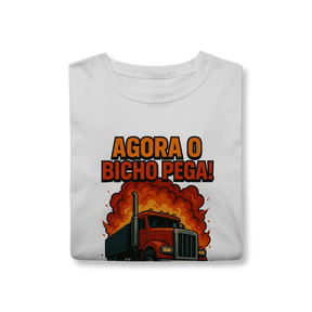Camisa T-Shirt Classic Agora o Bicho Pega