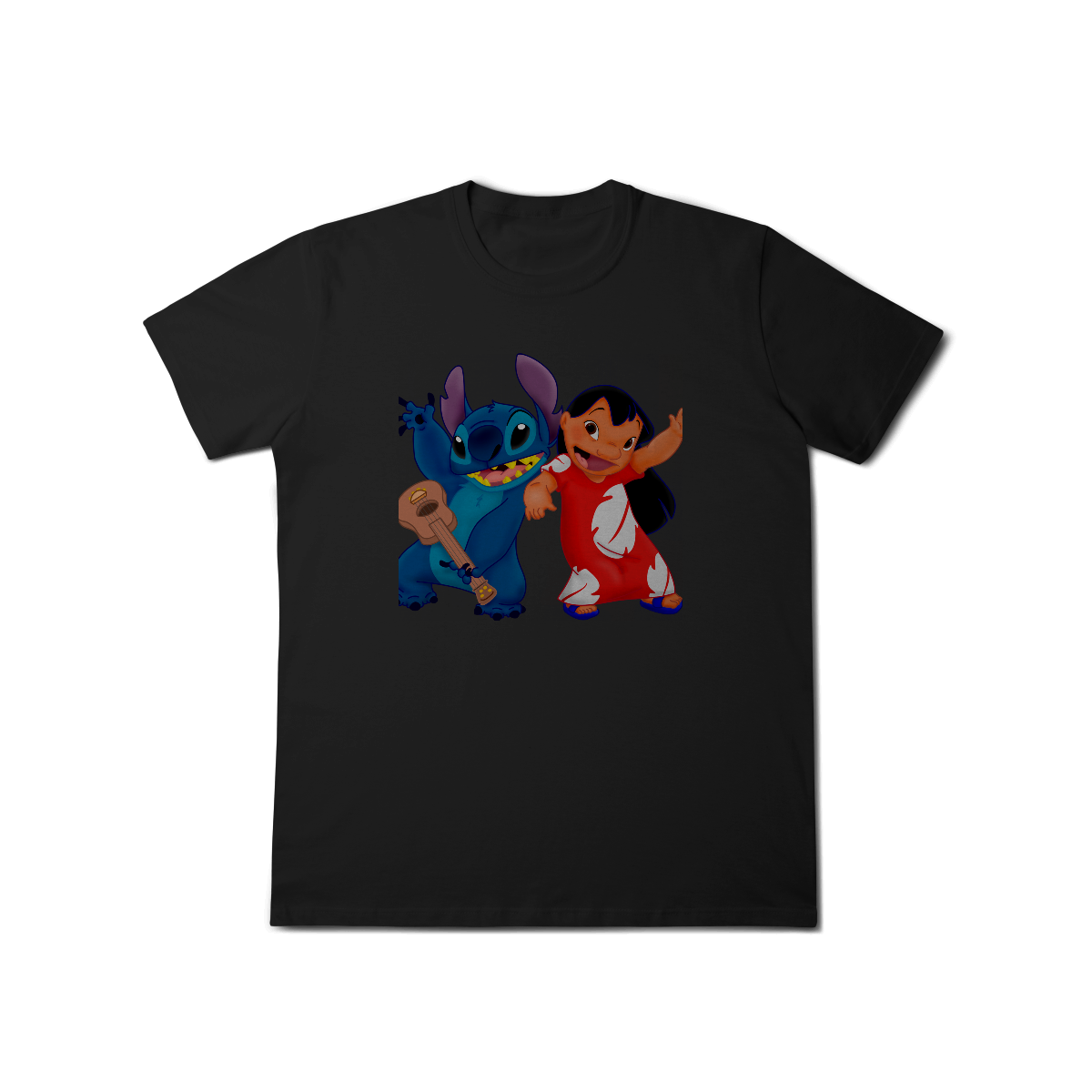 Camisa T-Shirt Classic Lilo e stitch Music