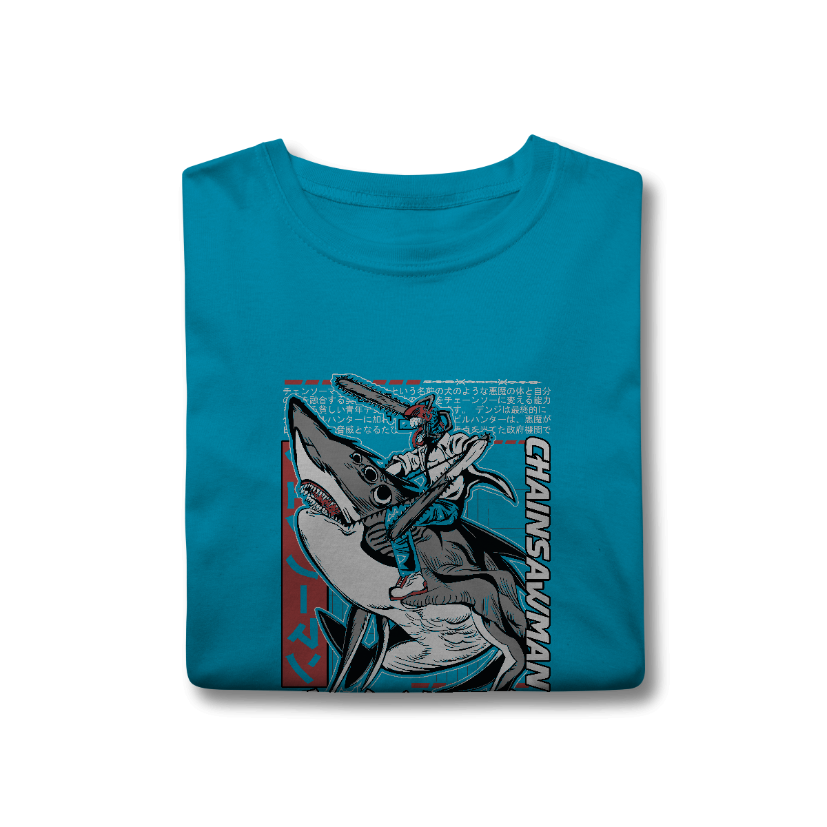 Camisa T-Shirt Classic Chainsaw Man Denji Homem-Motosserra