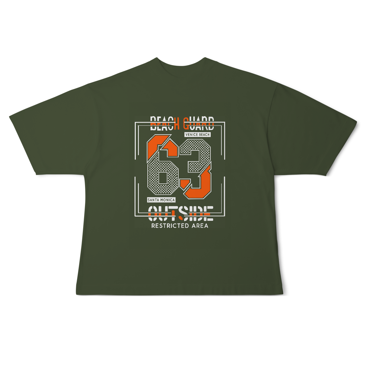 Camiseta Oversized Beach Guard