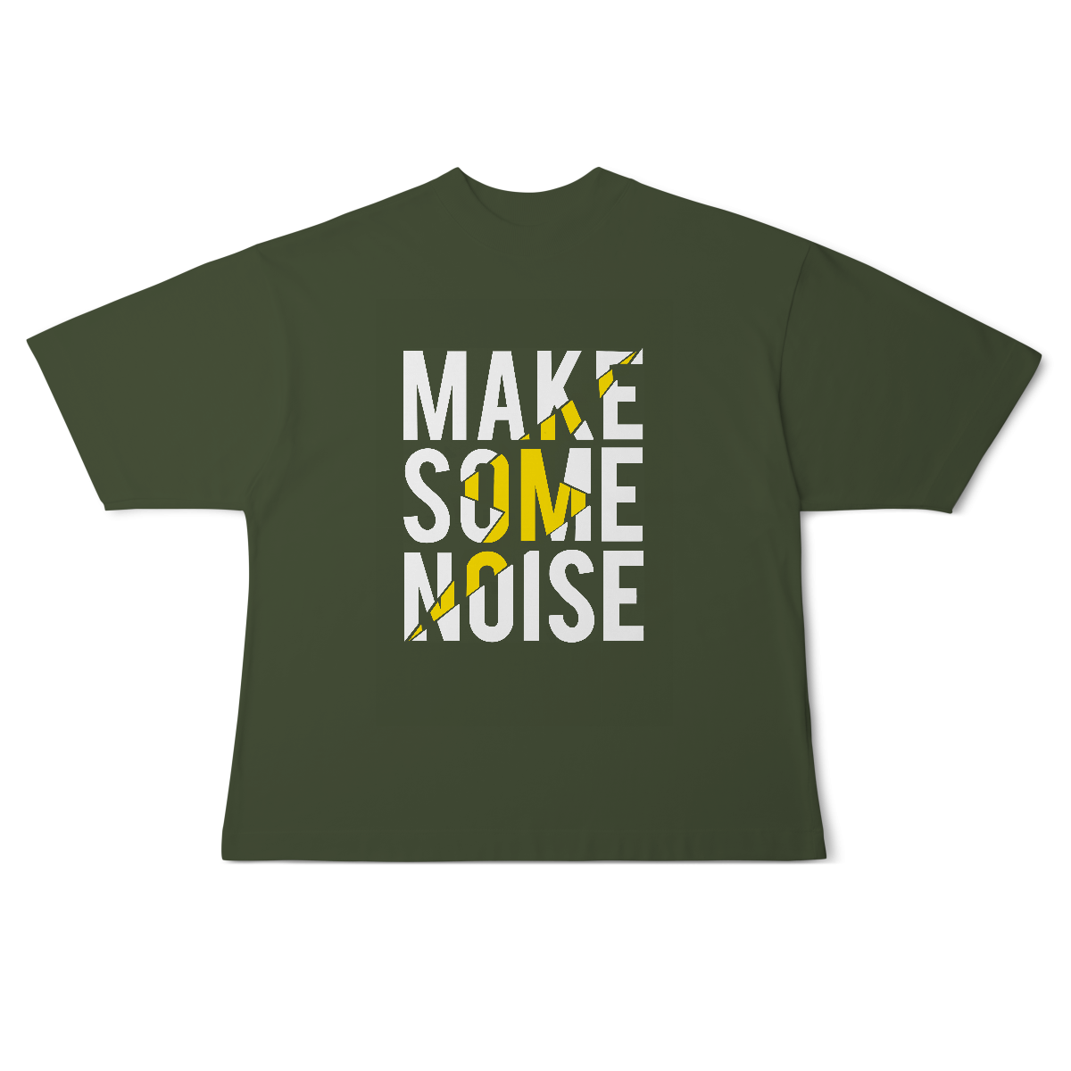 Camiseta Oversized Make Some Noise
