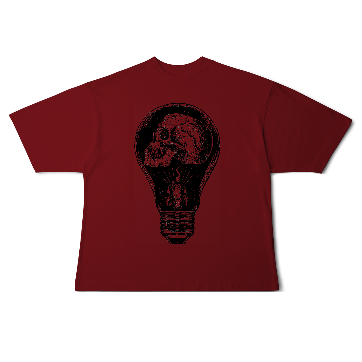 Camisa Oversized Caveira lampada