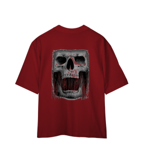 Camisa Oversized Caveira de Sangue