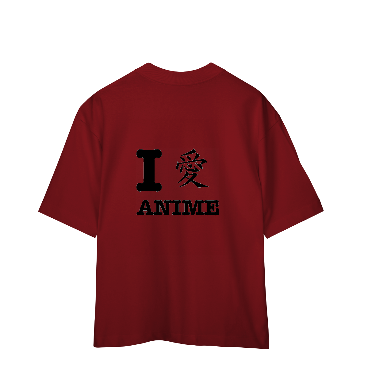 Camisa Oversized I Love Anime