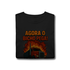 Camisa T-Shirt Classic Agora o Bicho Pega