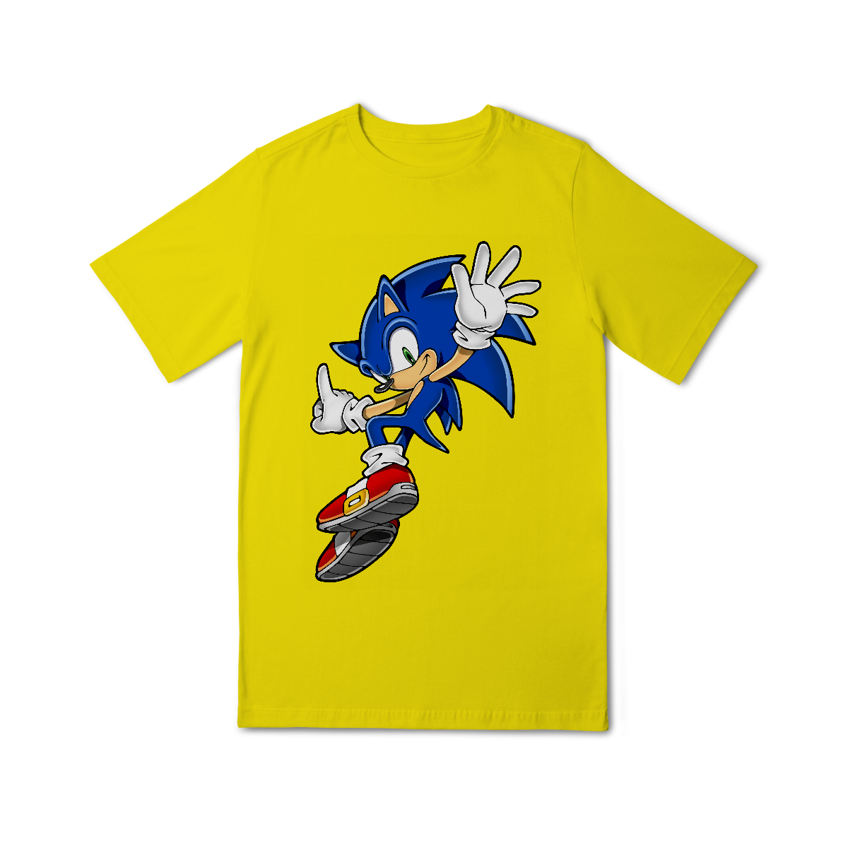 Camisa Quality Infantil (10 a 14) Sonic