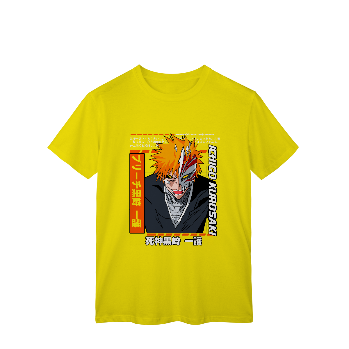 Camisa T-Shirt Classic Ichigo Kurosaki Imortal Bleach
