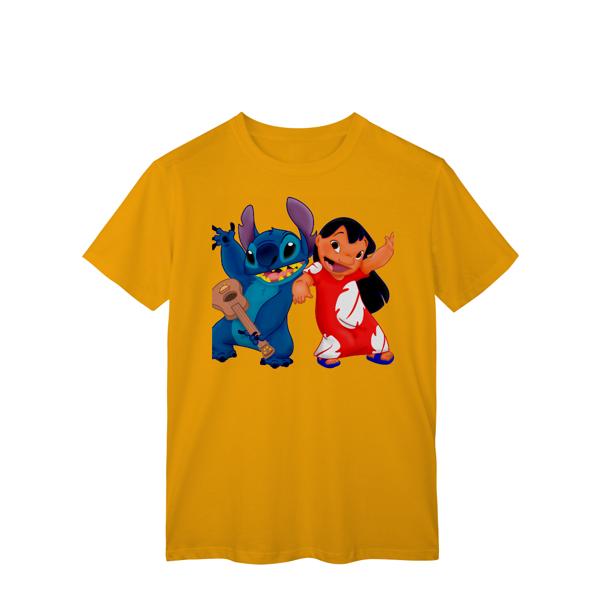 Camisa T-Shirt Classic Lilo e stitch Music