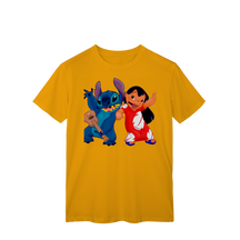 Camisa T-Shirt Classic Lilo e stitch Music