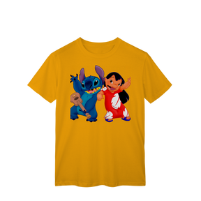 Camisa T-Shirt Classic Lilo e stitch Music