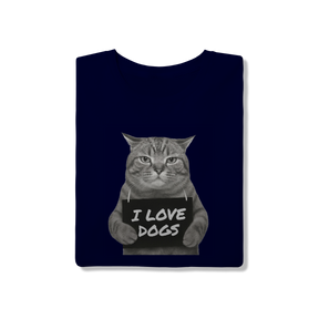 Camisa T-Shirt Quality I Love Dogs