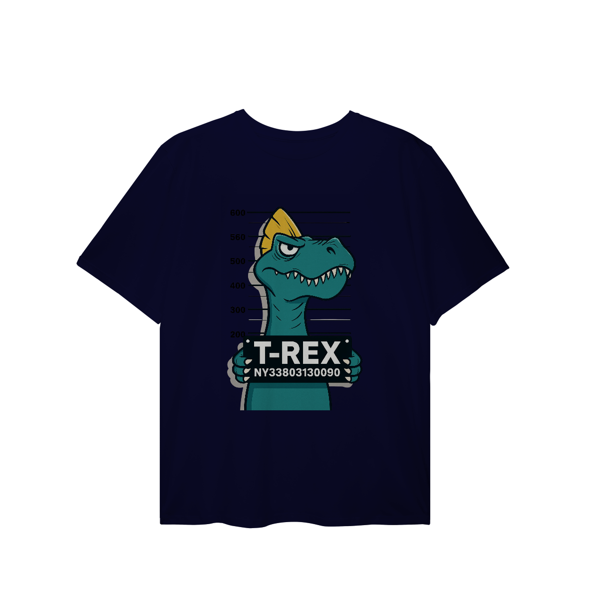Camisa T-Shirt Plus Size T-Rex Fora da Lei