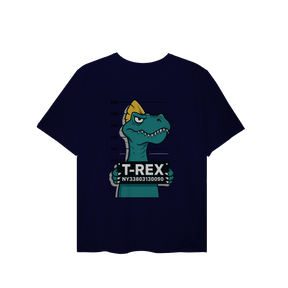 Camisa T-Shirt Plus Size T-Rex Fora da Lei