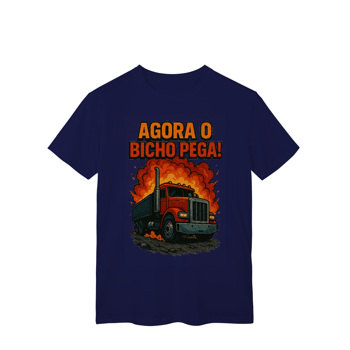Camisa T-Shirt Classic Agora o Bicho Pega