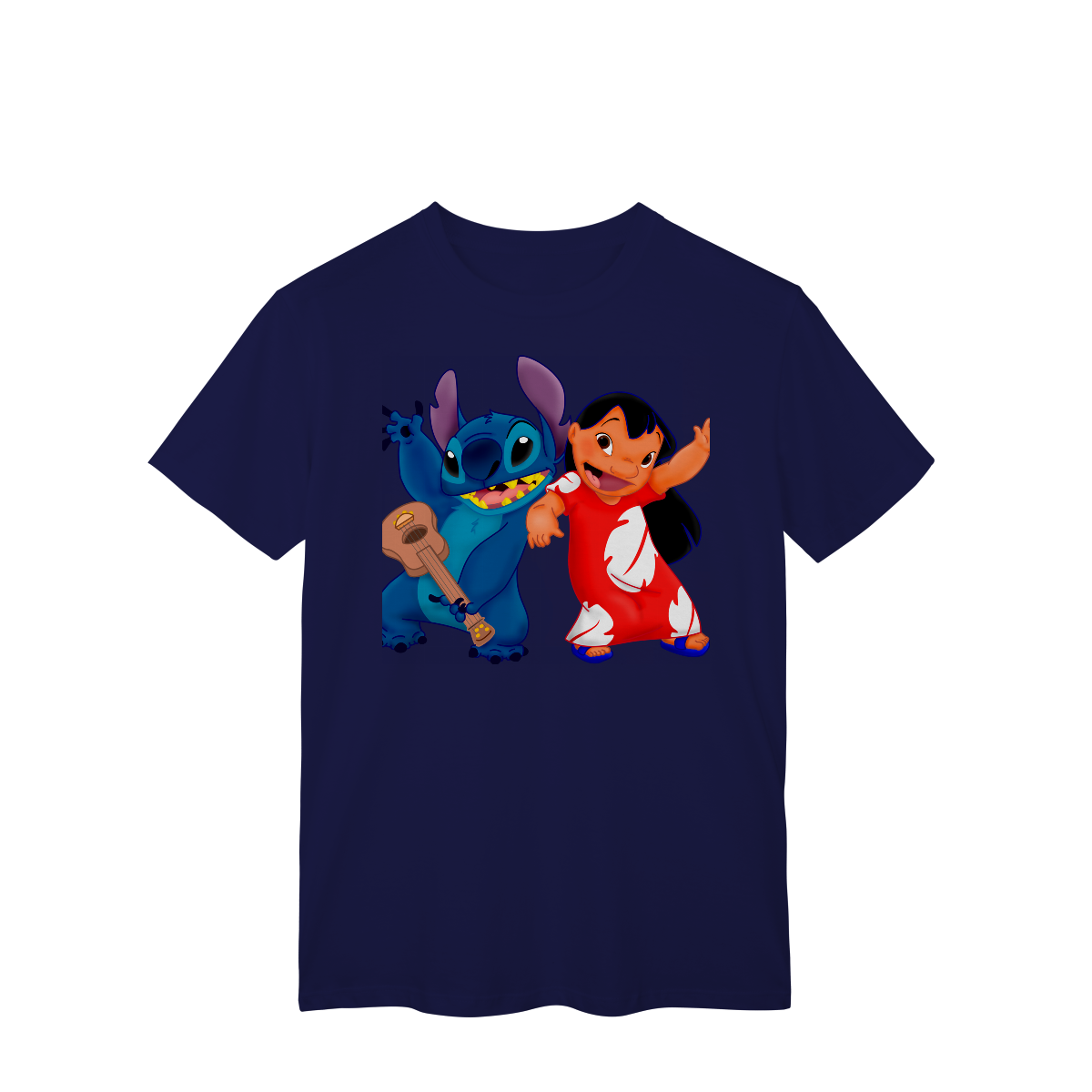 Camisa T-Shirt Classic Lilo e stitch Music