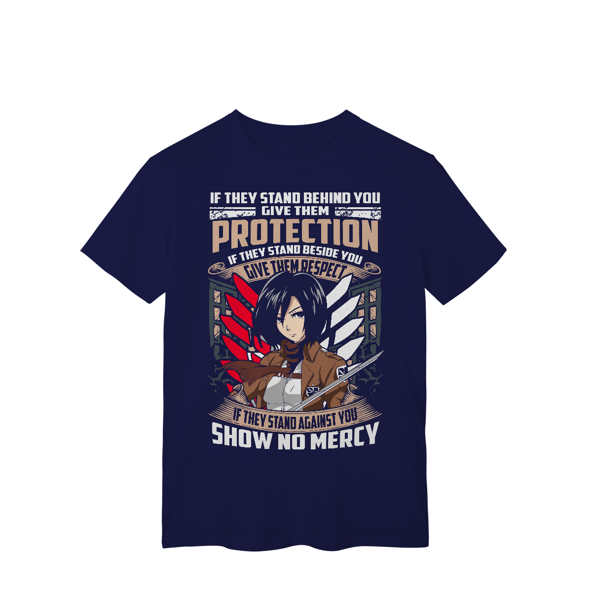 Camisa T-Shirt Classic Mikasa Ackerman Shingeki no Kyojin