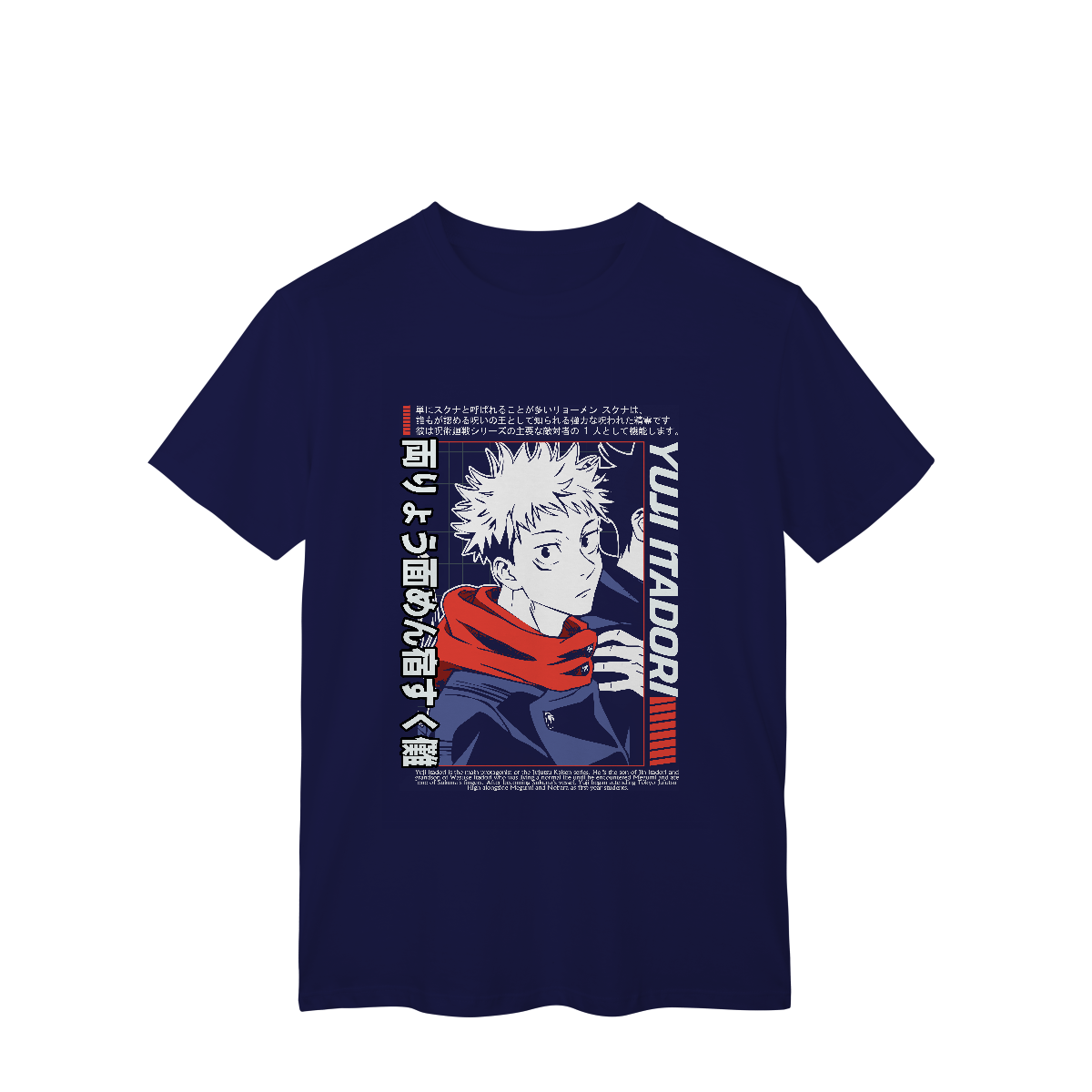 Camisa T-Shirt Classic Yuji Itadori Pronta para Lutar