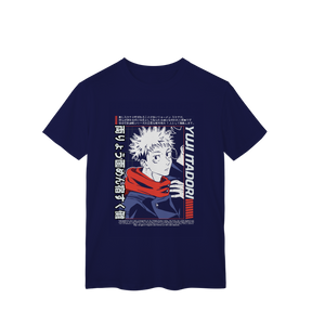 Camisa T-Shirt Classic Yuji Itadori Pronta para Lutar