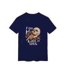 Camisa T-Shirt Classic I Like My Coffee Black Like My Soul