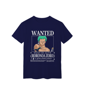 Camisa T-Shirt Classic Wanted Roronoa Zoro