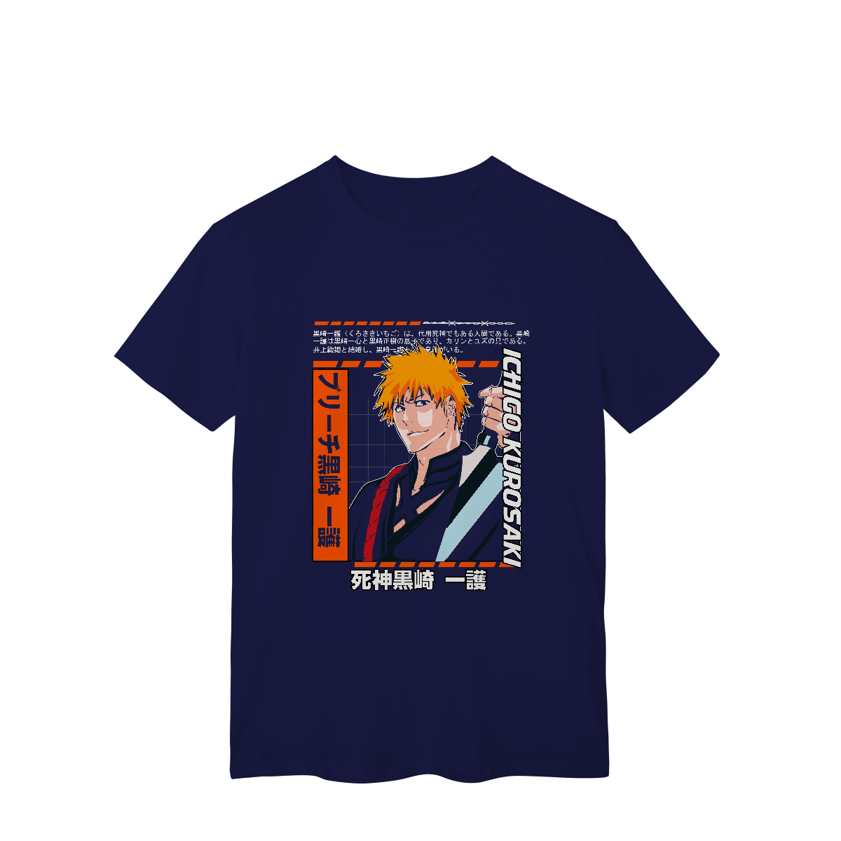 Camisa T-Shirt Classic Ichigo Kurosaki