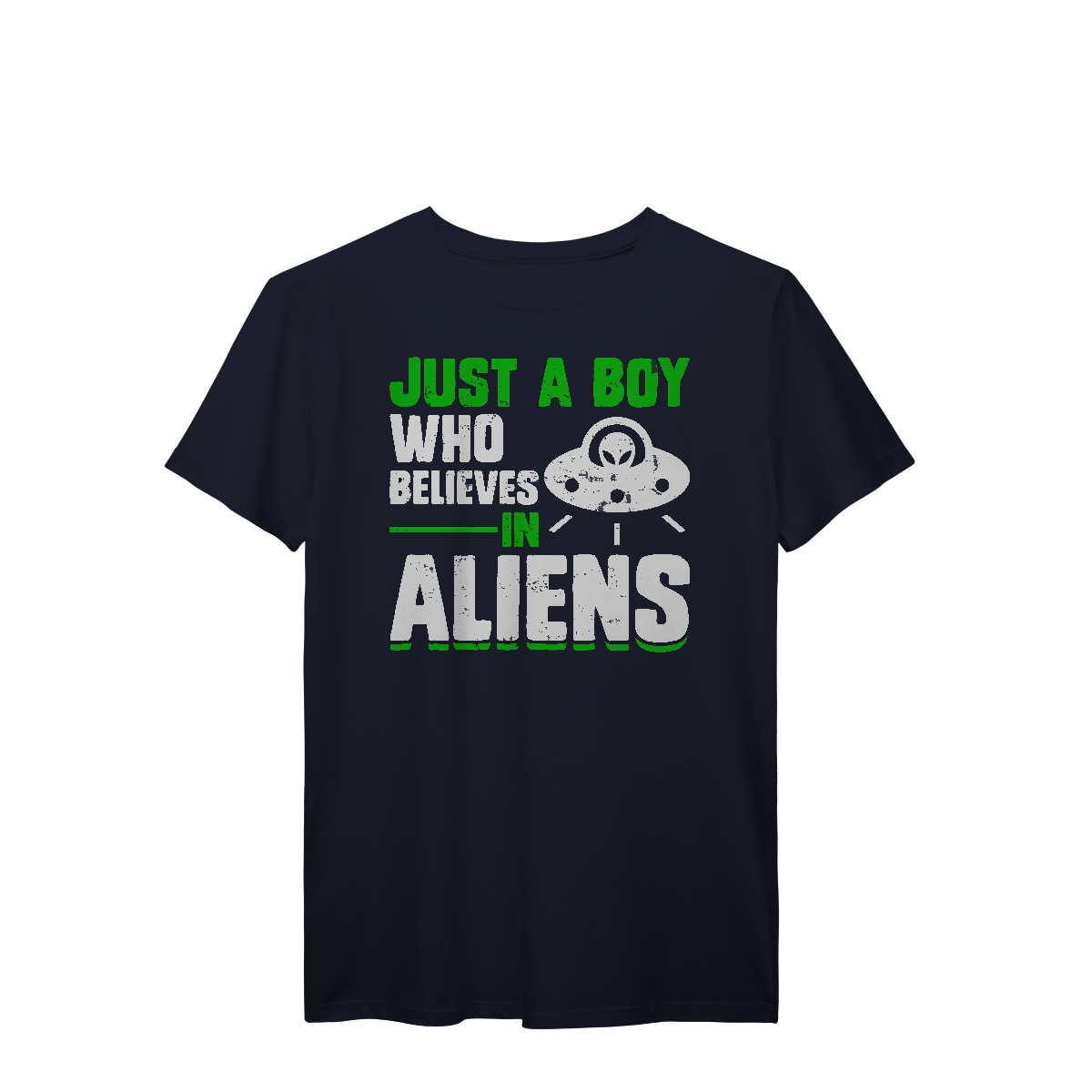 Camiseta T-Shirt Prime Apenas um garoto que acredita em alienígenas